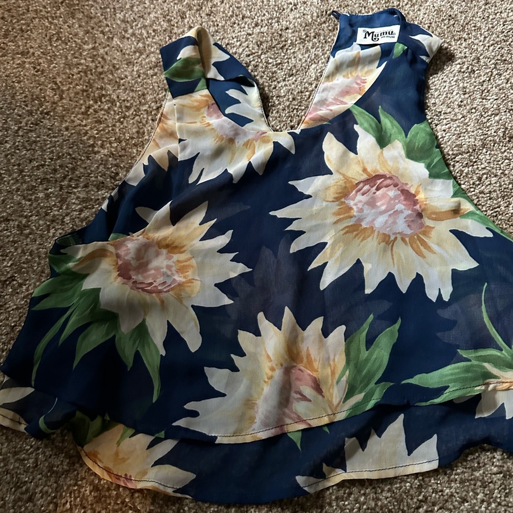 Floral crop top